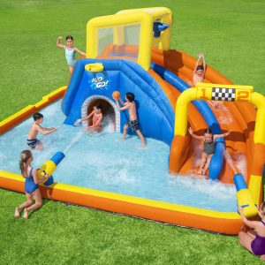 H2OGO! Super Speedway Kids Inflatable Water Park 8'8