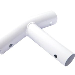 Steel Pro MAX. Power Steel & Coleman Oval Above Ground Pool T-Connector Replacement. White