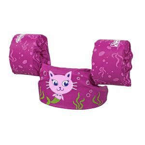 Puddle Jumper Purple Fabric Kids Deluxe Life Vest with Armbands