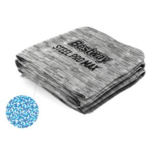 Steel Pro MAX 18' x 9' x 48 Oval Above Ground Pool Liner Replacement. Gray