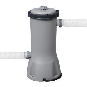 Bestway 1.000 gal. Cartridge Filter Pump Replacement. Gray