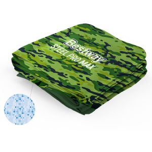 Steel Pro MAX 14' x 48 Round Above Ground Pool Liner Replacement. Camo Print
