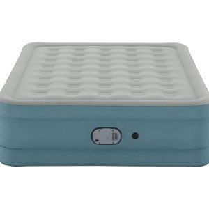 Bestway AlwayzAire Tough Guard Air Mattress Queen 18 in. with Rechargeable Pump and Antimicrobial Coating