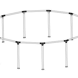 13' x 42/3.96m x 1.07m Pool Complete Frame(2/2)