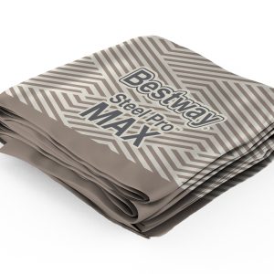 Steel Pro MAX 13' x 42 Round Above Ground Pool Liner Replacement. Stripes