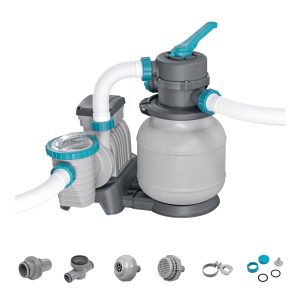 Bestway 1.600 gal. Above Ground Pool Sand Filter Pump