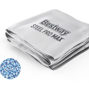 Steel Pro MAX 12' x 30 Round Above Ground Pool Liner Replacement. Gray