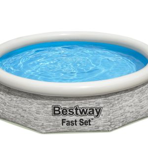Bestway Fast Set 10' x 26 Round Inflatable Pool Set